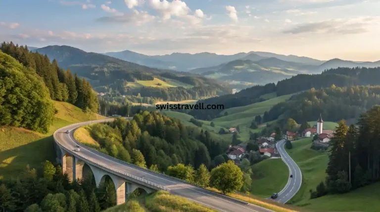 المسافة من زيورخ الى لوزيرن: (≈ 52.5 كم ⟷ 33 ميل) 1 المسافة من زيورخ الى لوزيرن